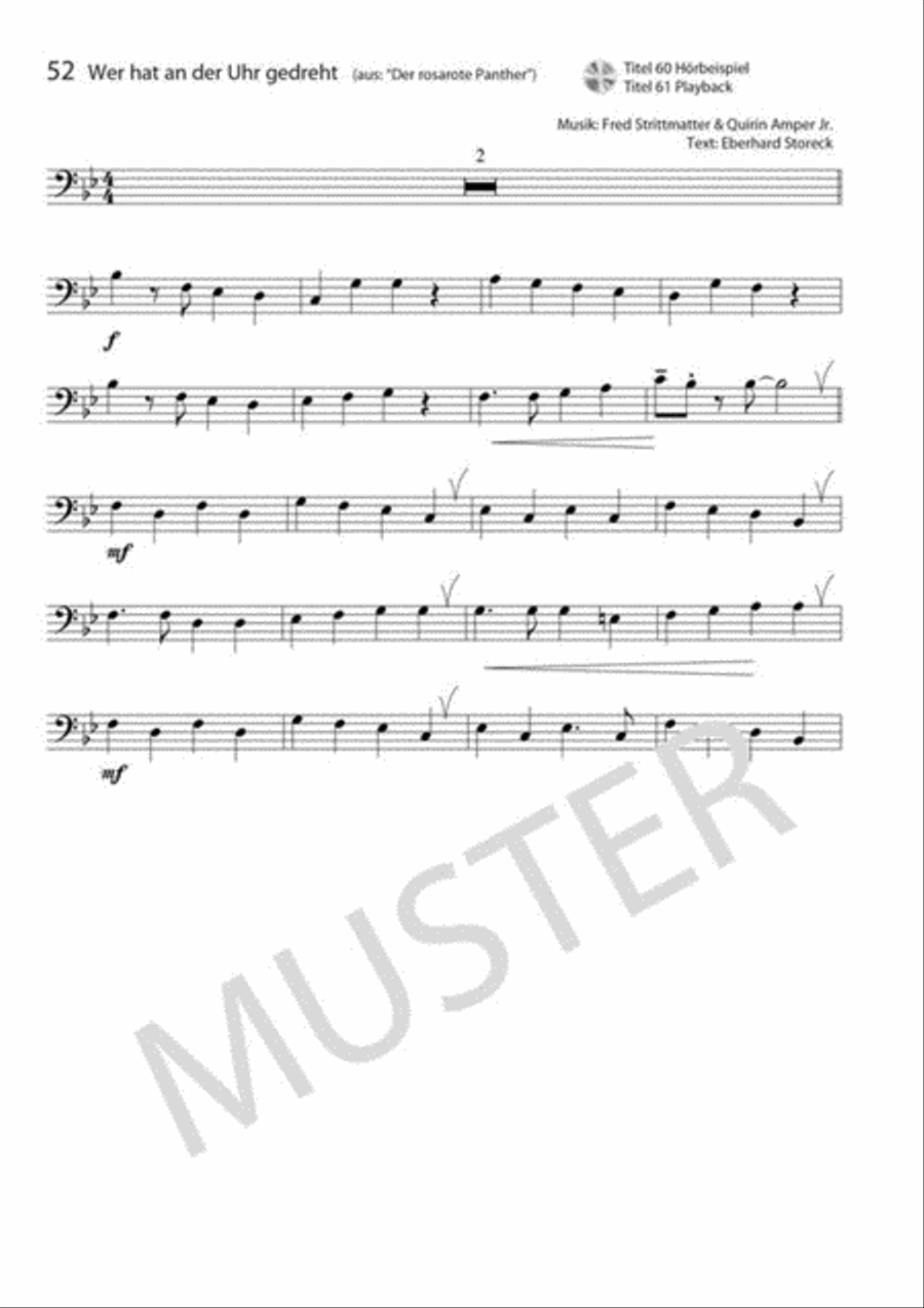 Posaune Fuchs Spielbuch Posaune Fuchs Spielbuch Trombone Solo scores gallery preview page 7