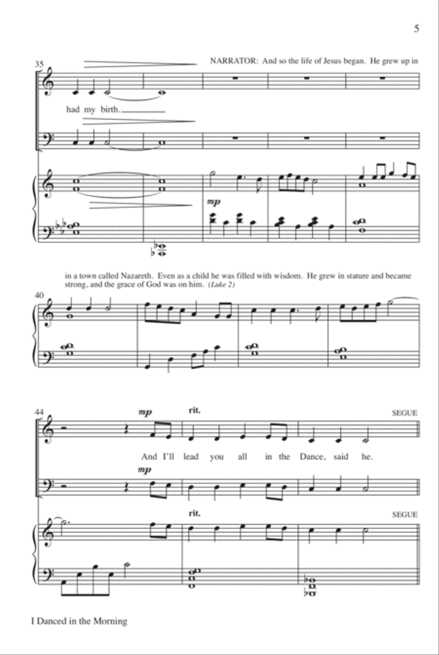 I Am the Lord of the Dance- Score 4-Part scores gallery preview page 9
