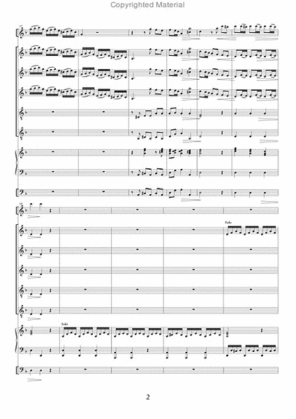 Concerto d-moll, op. 26/6 fur Cembalo, Flote und Zupforchester