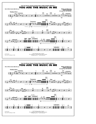 You Are the Music In Me (from High School Musical 2) - Multiple Bass Drums