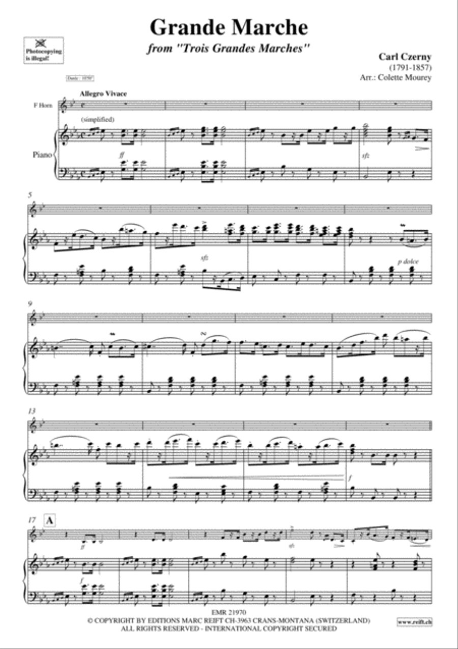 Grande Marche Horn scores gallery preview page 3