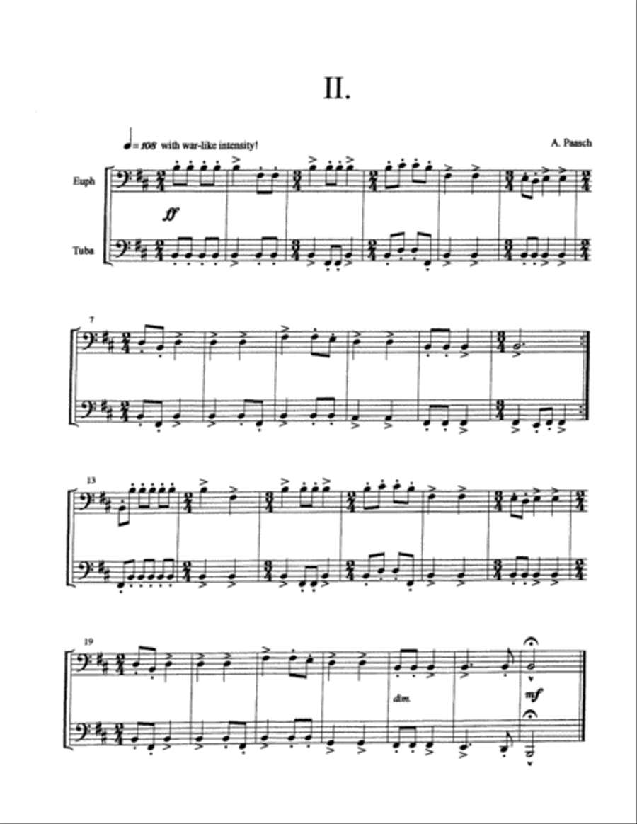 Seven Miniatures Brass Duet scores gallery preview page 4