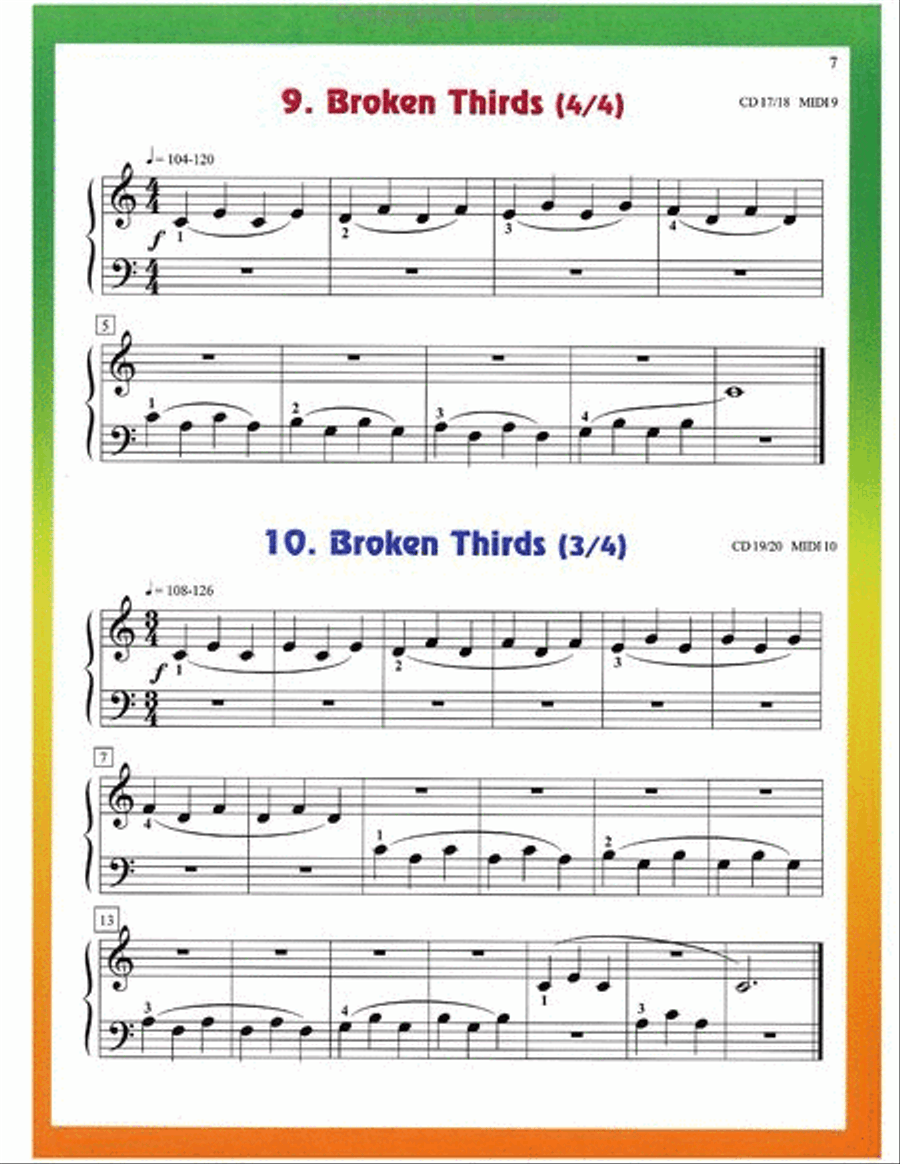 Fingerpower® – Primer Level Piano Method scores gallery preview page 2
