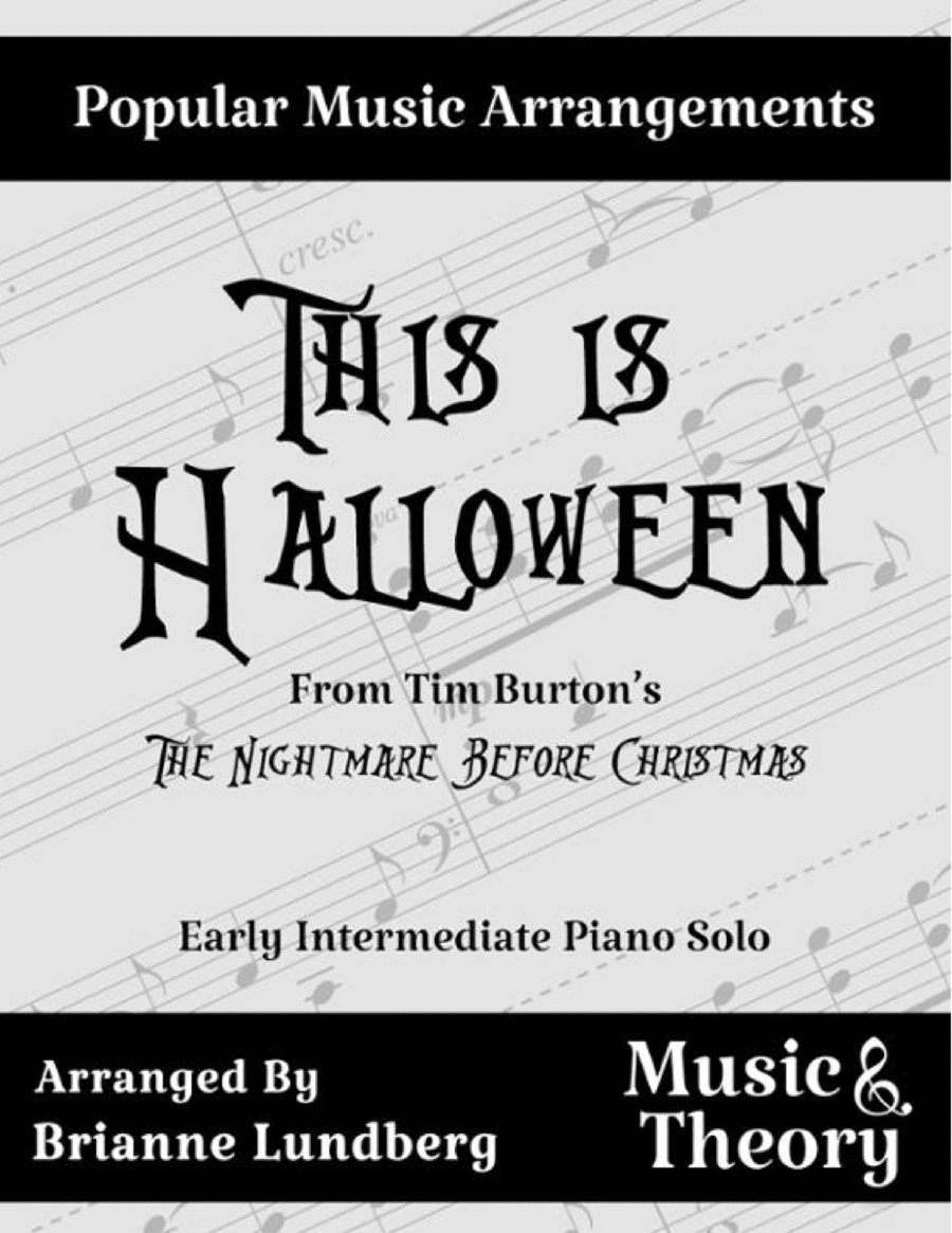 This Is Halloween Piano Solo scores gallery preview page 1