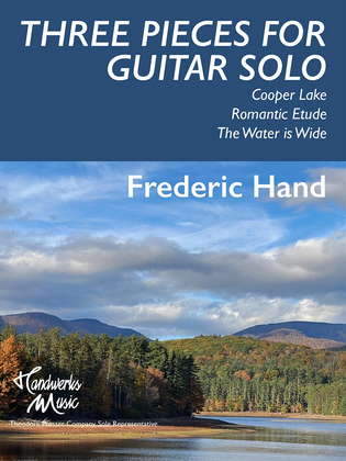 Book cover for Three Pieces for Guitar Solo