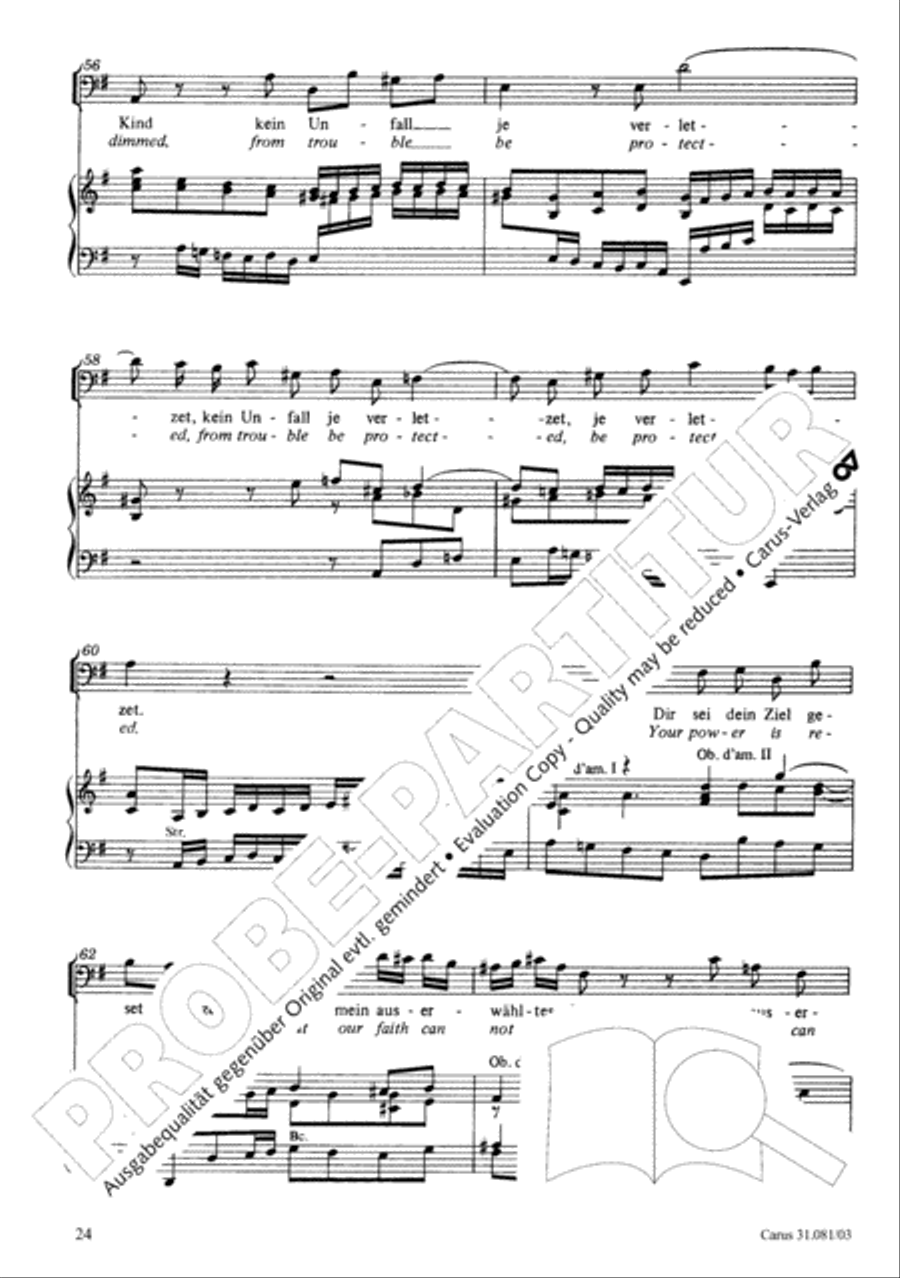 Jesus sleeps, is hope now fading (Jesus schlaft, was soll ich hoffen) ATB scores gallery preview page 25