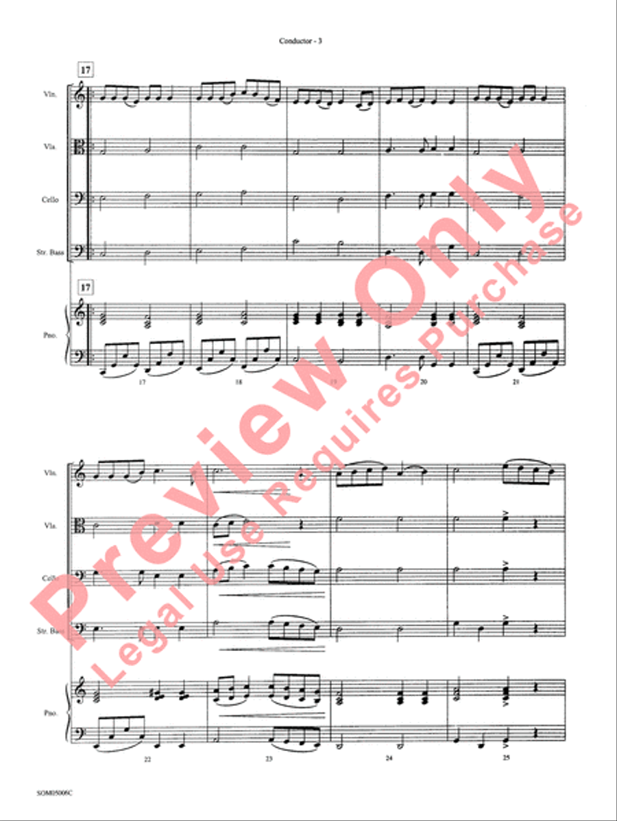 Believe (from The Polar Express) String Orchestra scores gallery preview page 6