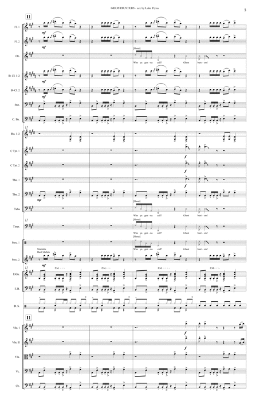Ghostbusters Full Orchestra scores gallery preview page 5