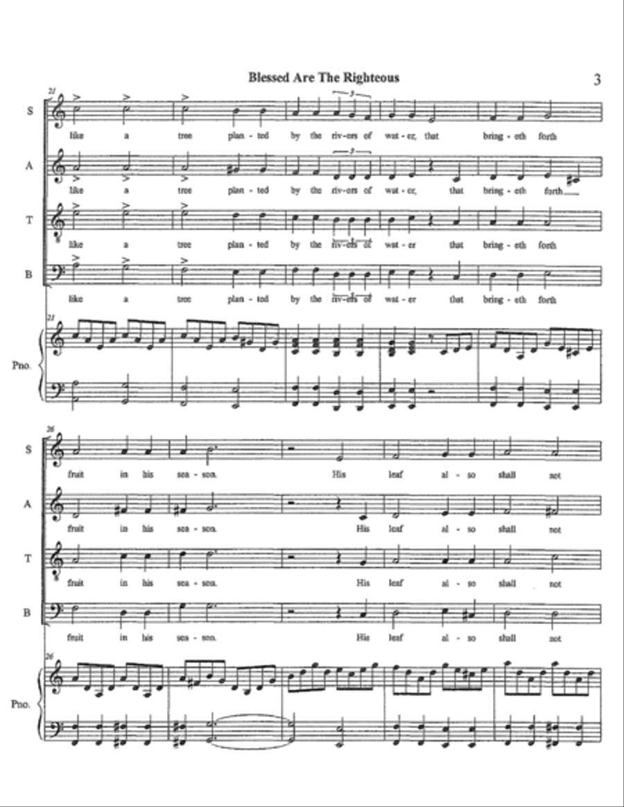 Blessed Are The Righteous Divisi scores gallery preview page 3