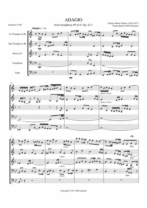 Adagio from Organ Symphony #5