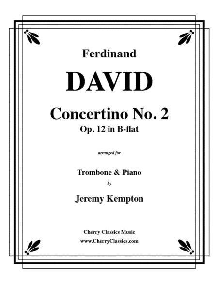 Concertino No. 2 in B-flat for Trombone and Piano