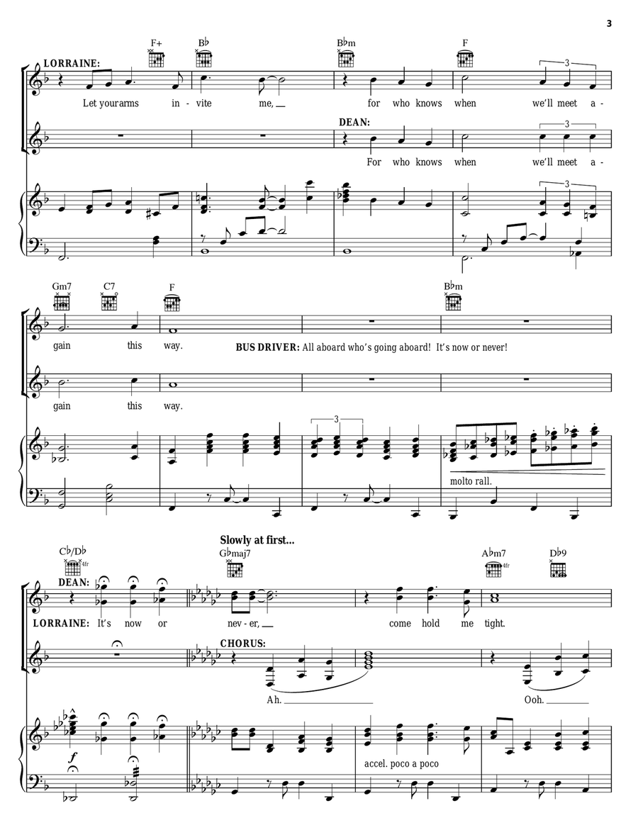 It's Now Or Never Piano, Vocal, Guitar scores gallery preview page 3