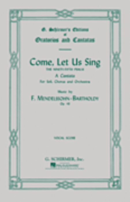 Come Let Us Sing (Psalm 95)
