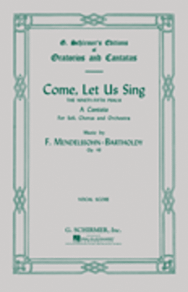 Book cover for Come Let Us Sing (Psalm 95)