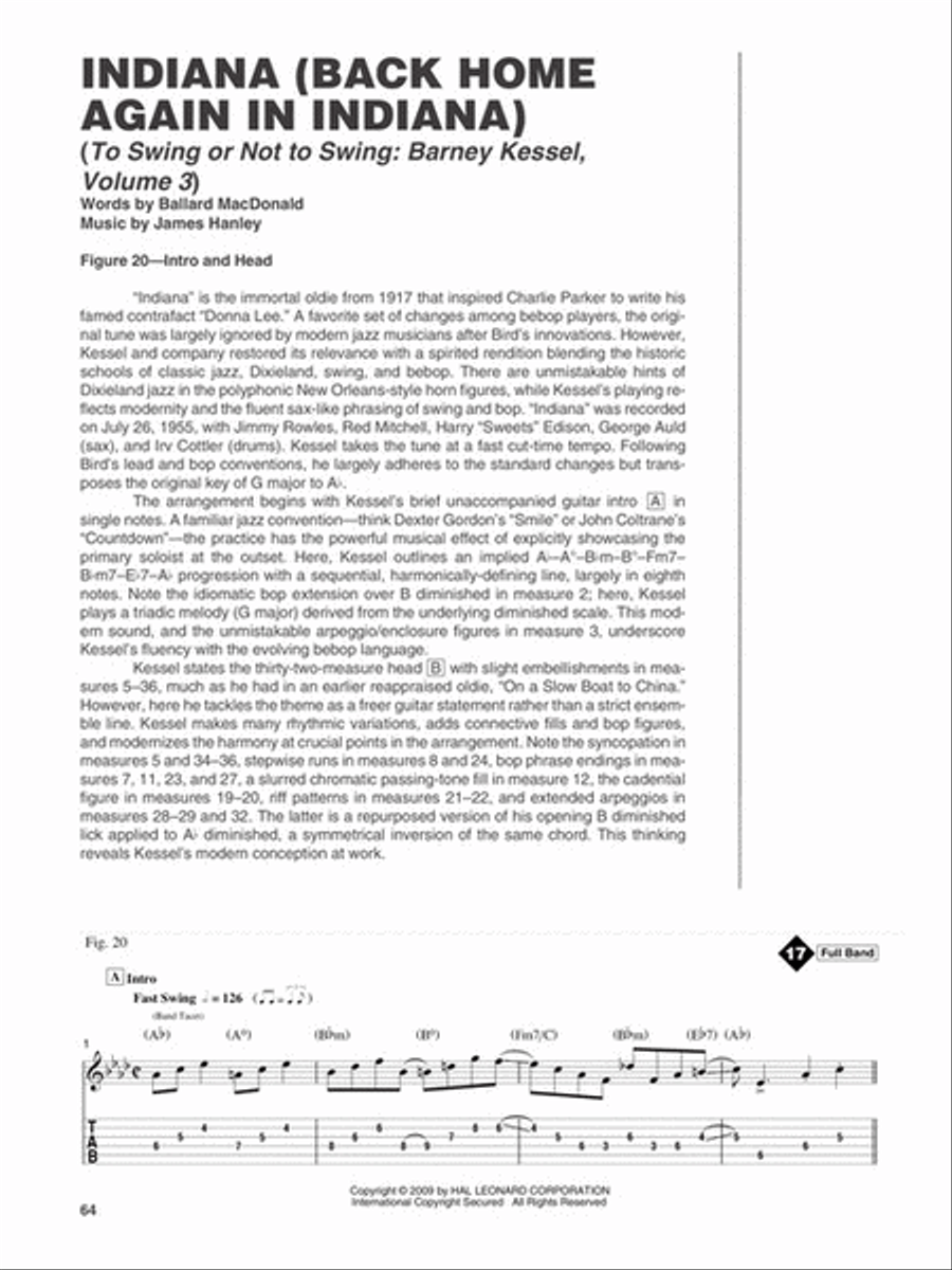 Barney Kessel Electric Guitar scores gallery preview page 7