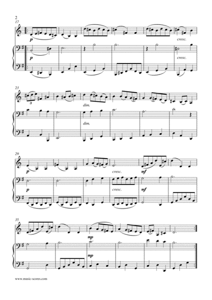 Minuet in G - French Horn and Piano image number null