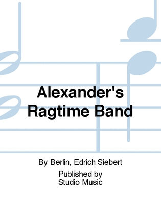 Book cover for Alexander's Ragtime Band