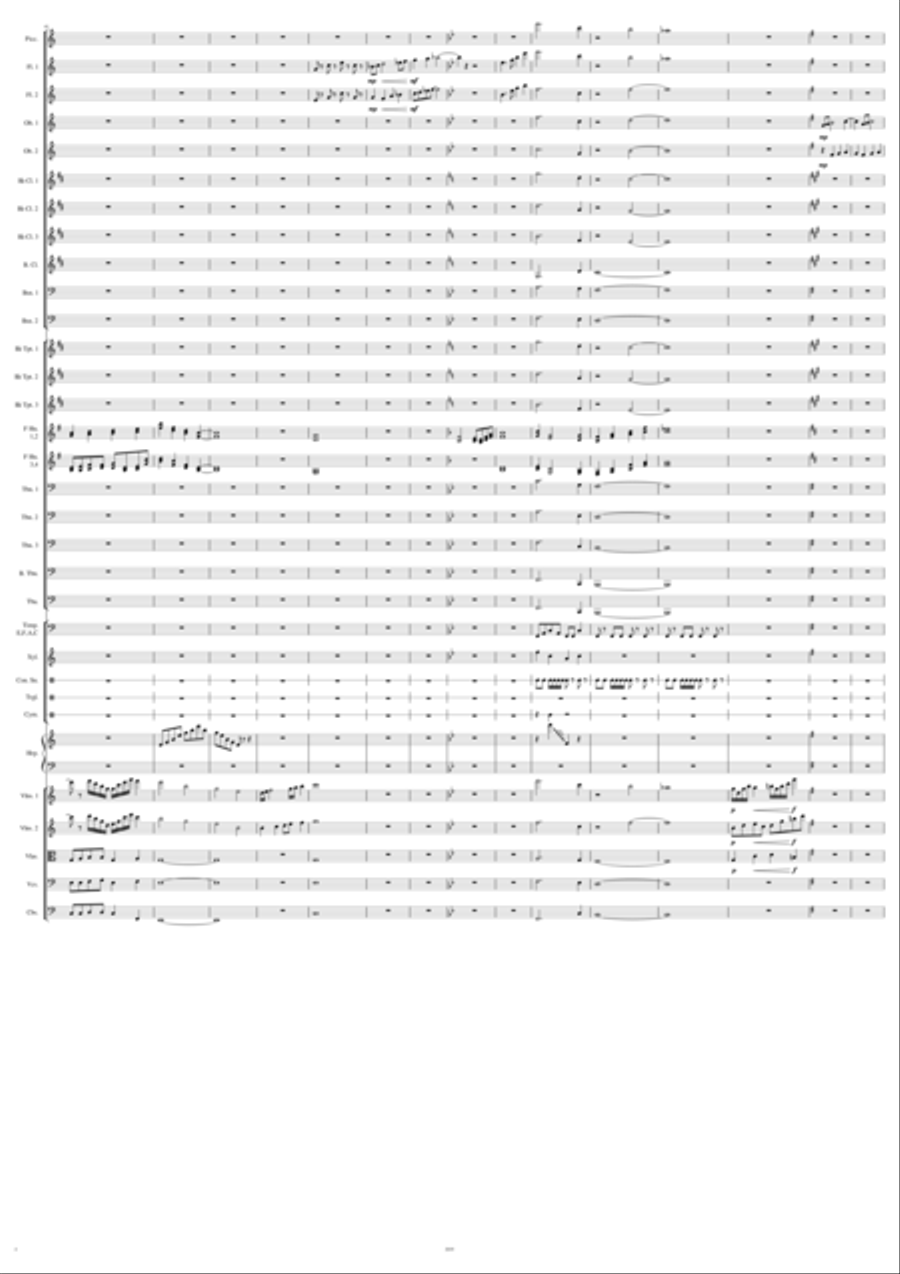 Sharks Cove Sharks Cove Full Orchestra scores gallery preview page 4