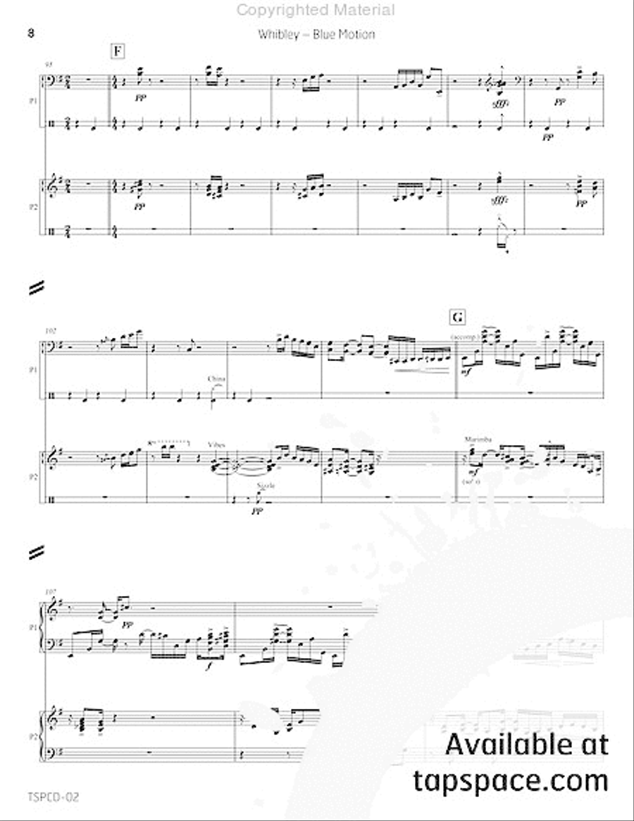 Blue Motion Double Bass scores gallery preview page 13