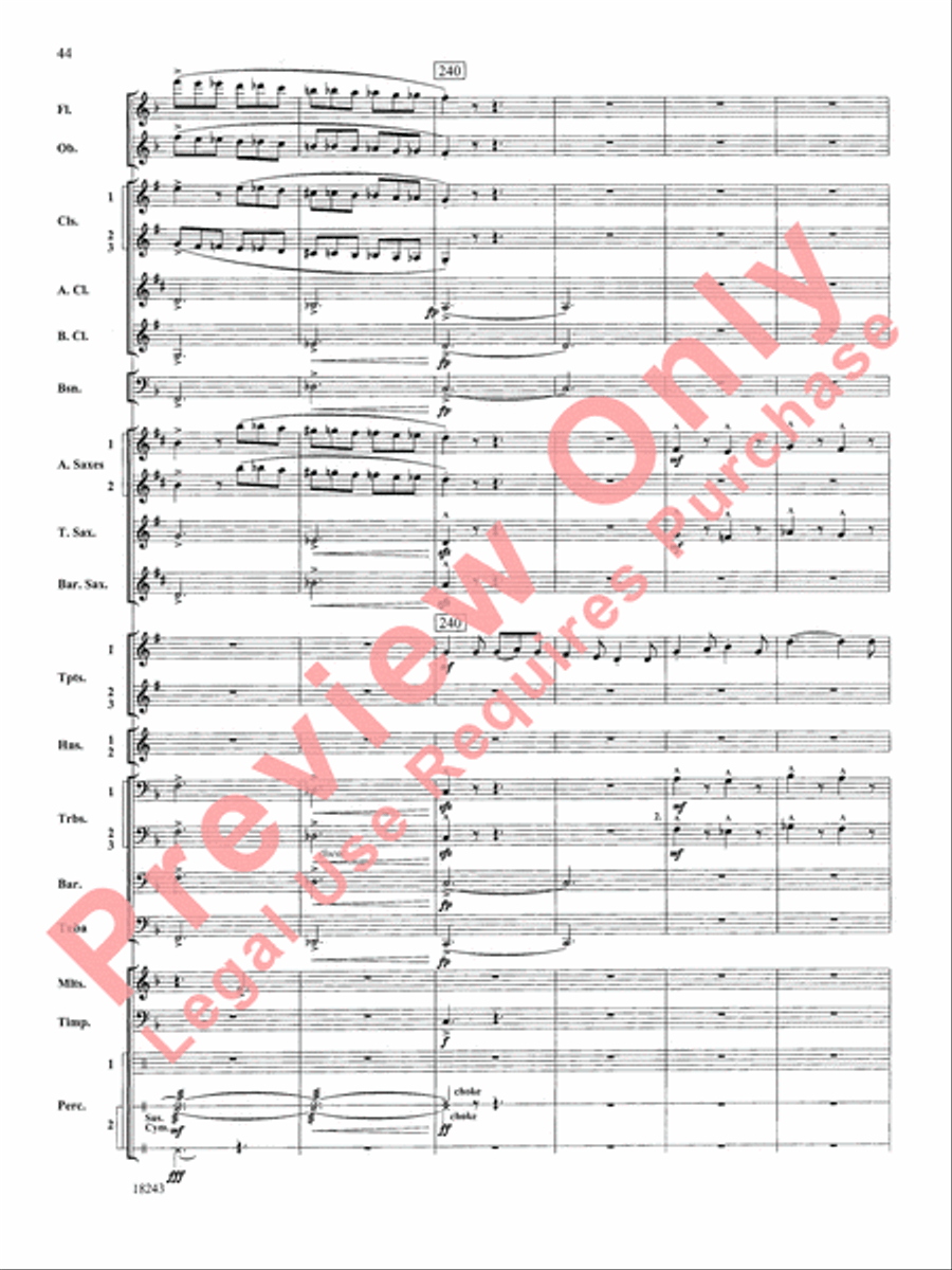 A Longford Legend A Longford Legend Concert Band scores gallery preview page 45