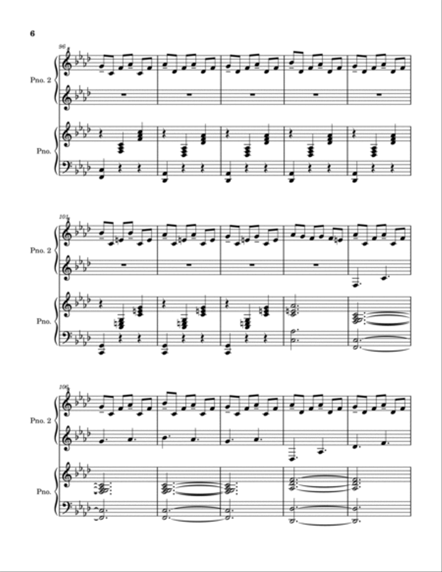 The Waltz of Acceptance (duet) Piano Solo scores gallery preview page 6