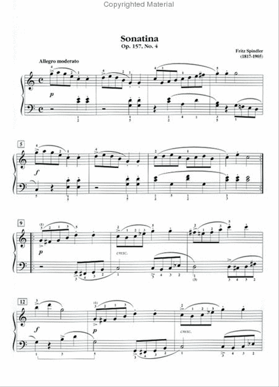 Piano Sonatinas – Book Three Piano Method scores gallery preview page 3