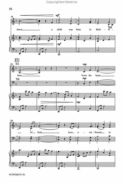 The Heart of Christmas - SATB Score with Performance CD image number null