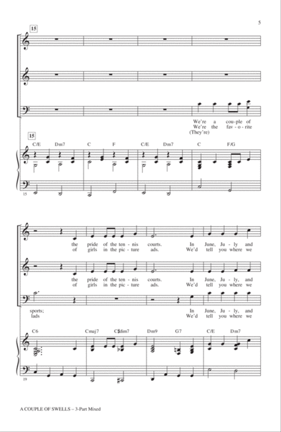 A Couple Of Swells 3-Part scores gallery preview page 3