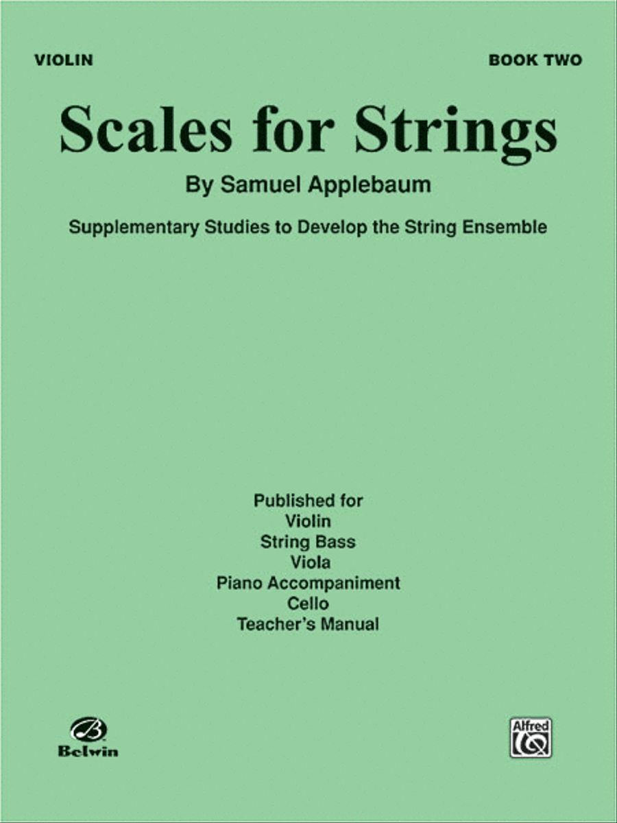 Scales for Strings, Book 2 Chamber Orchestra scores gallery preview page 1