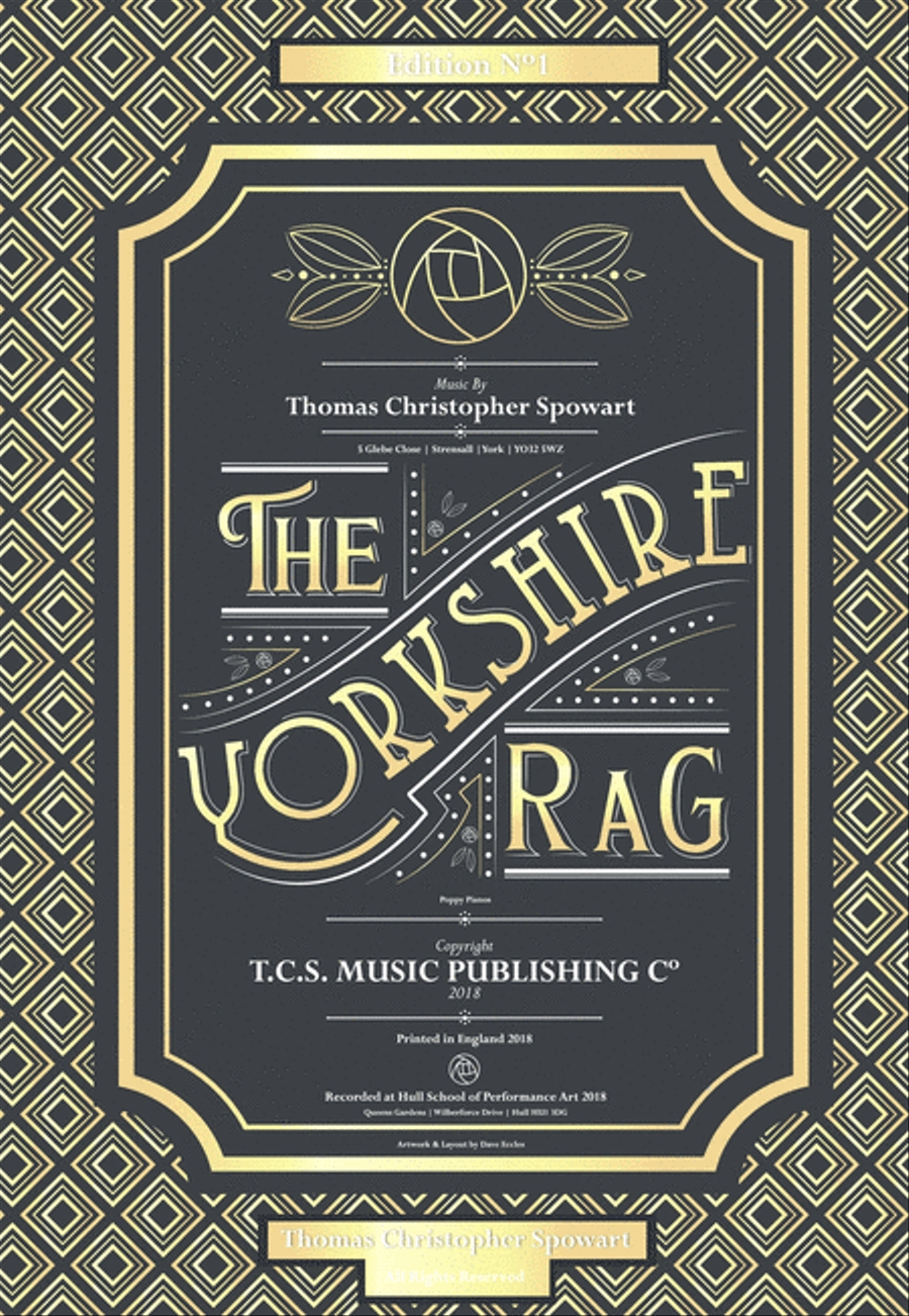 The Yorkshire Rag Easy Piano scores gallery preview page 1
