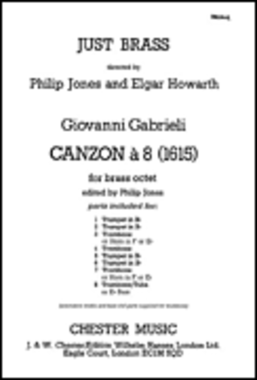 Giovanni Gabrieli: Canzon - Brass Octet (Just Brass No.44)