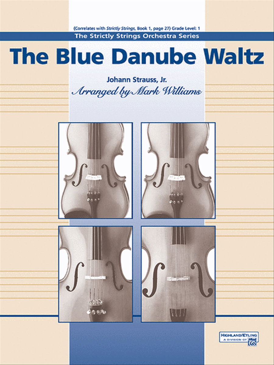 The Blue Danube Waltz String Orchestra scores gallery preview page 1