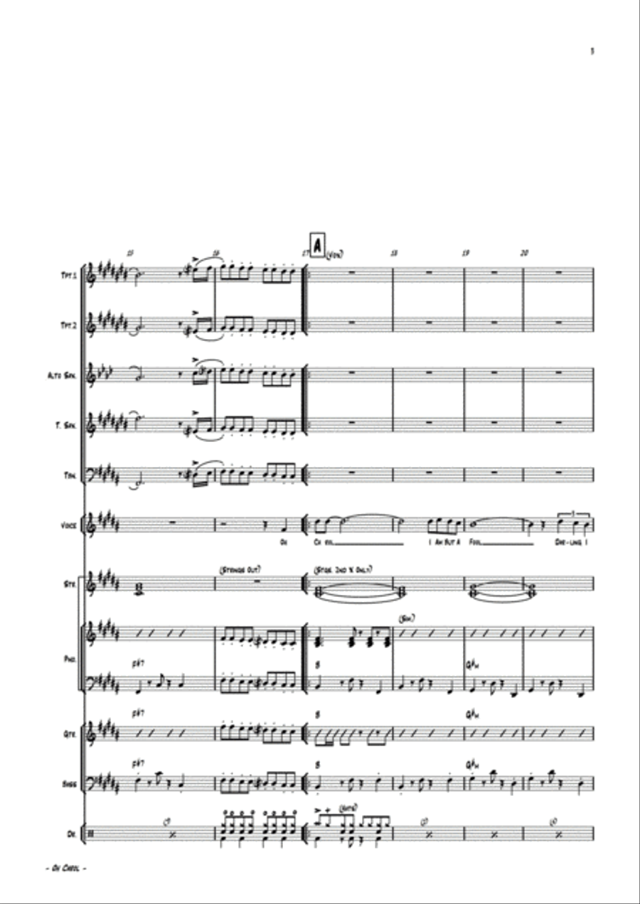 Oh! Carol Large Ensemble scores gallery preview page 5