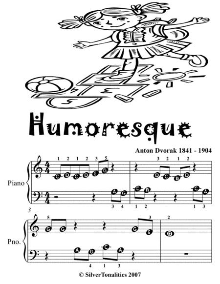 Humoresque Beginner Piano Sheet Music 2nd Edition