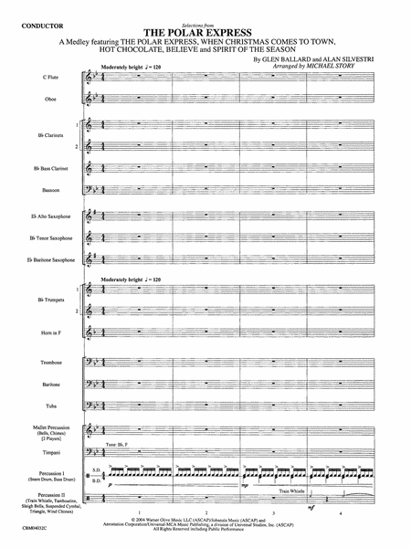 The Polar Express, Selections from: Score