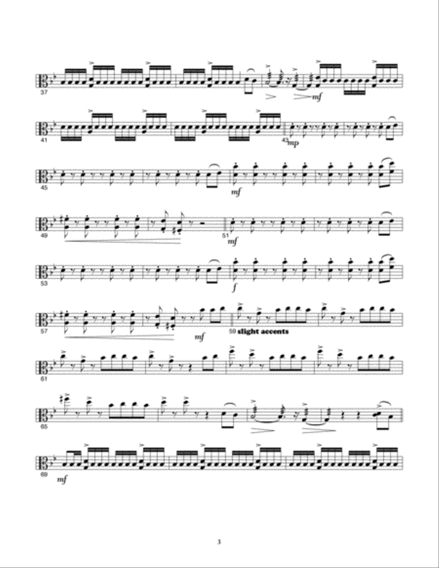 bad guy (from the Netflix series Bridgerton) - Viola String Quartet scores gallery preview page 2