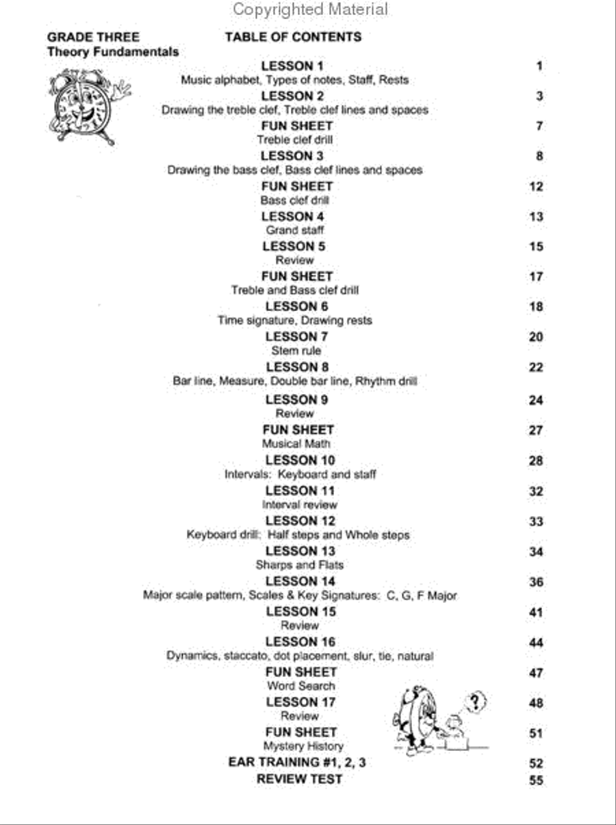Theory Time Grade 3 Workbook