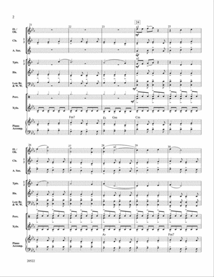 Legend of the Alhambra Concert Band scores gallery preview page 4
