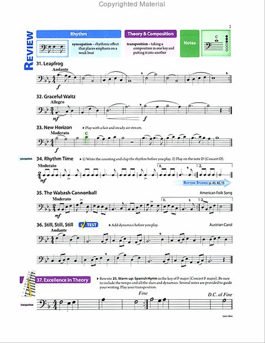 Tradition of Excellence Book 2 - Bassoon Concert Band Methods scores gallery preview page 3