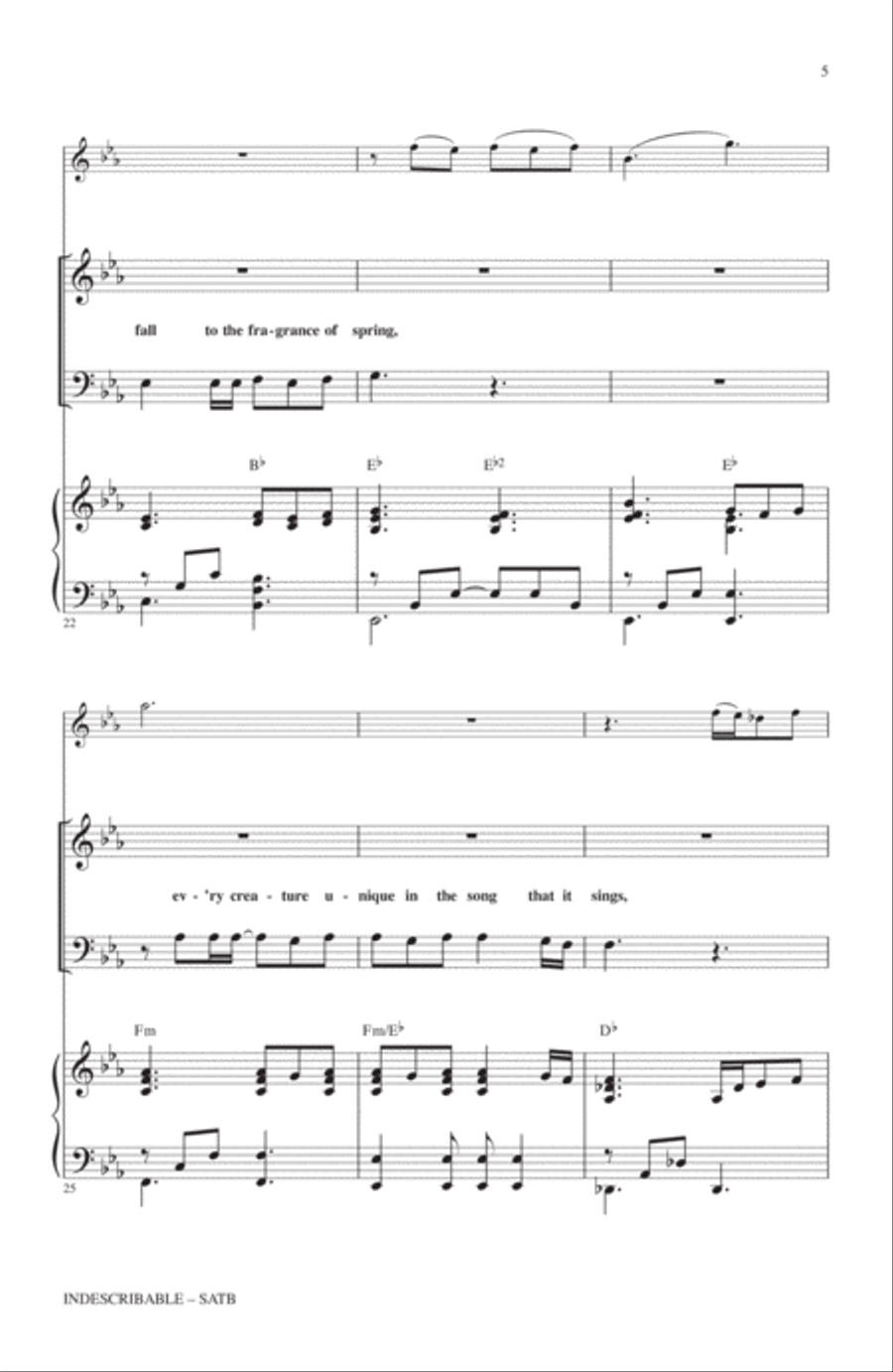 Indescribable Indescribable 4-Part scores gallery preview page 4