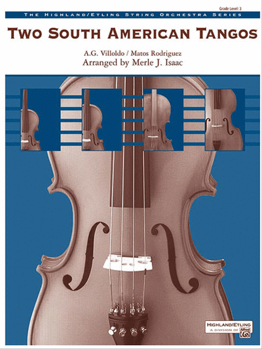 Two South American Tangos String Orchestra scores gallery preview page 1