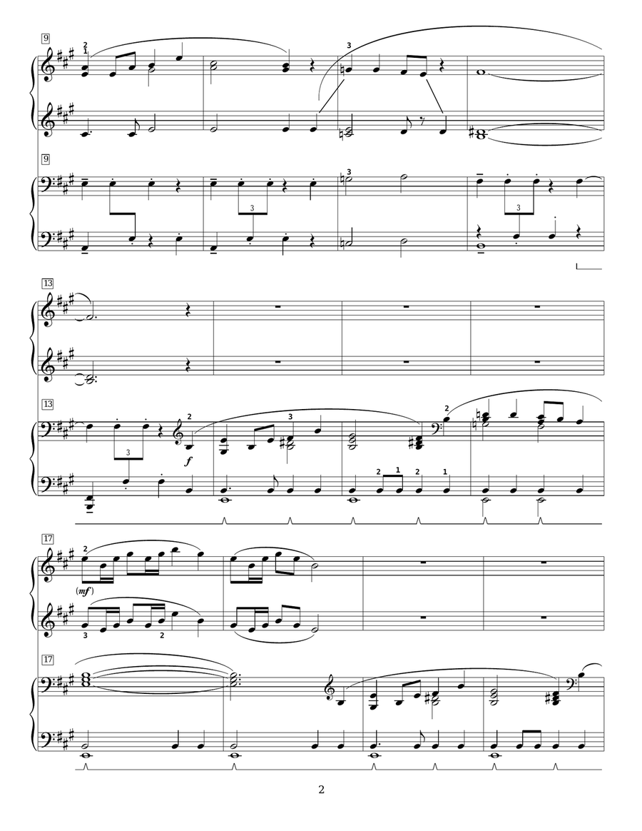 In Defense Of Liberty Piano Duet scores gallery preview page 2