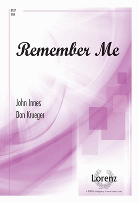 Book cover for Remember Me - SAB