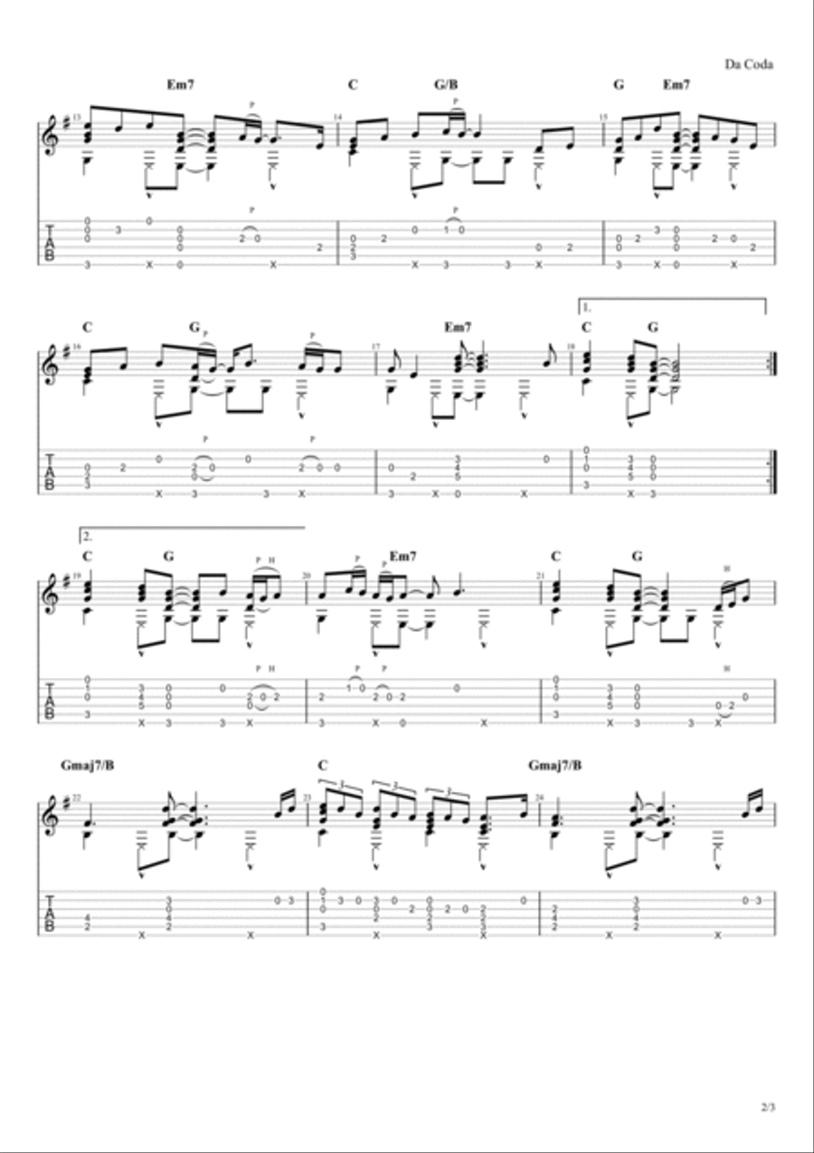 10,000 Hours Electric Guitar scores gallery preview page 2