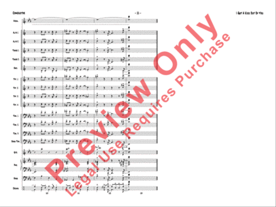 I Get a Kick Out of You Jazz Ensemble scores gallery preview page 36