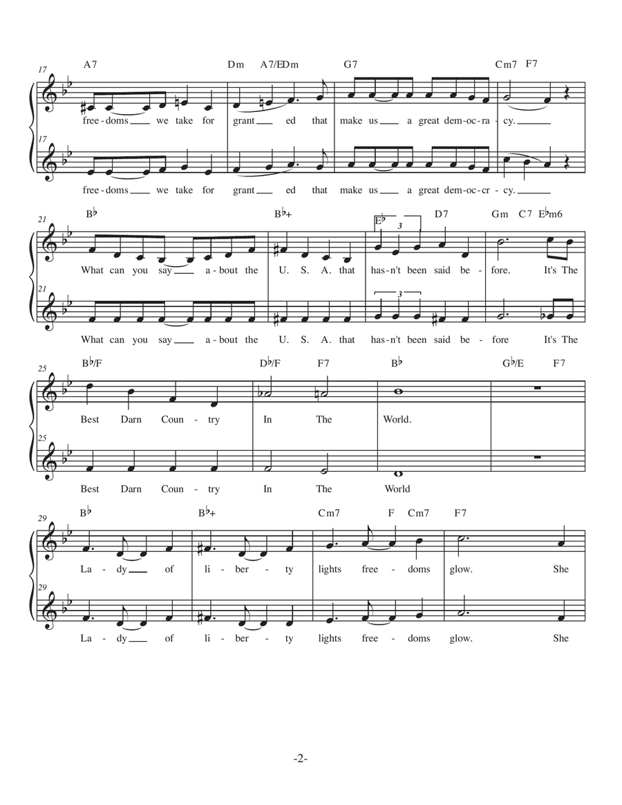 The Best Darn Country In The World 2-Part scores gallery preview page 2