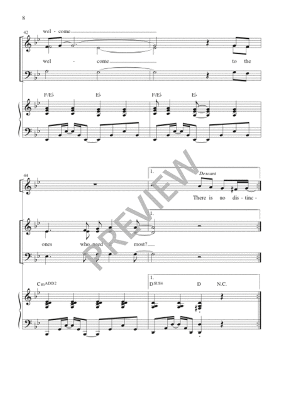 If Christ Is Lord of All 3-Part scores gallery preview page 9
