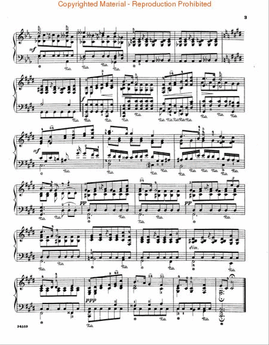 Etude in C# Minor, Op. 2, No. 1 Piano Method scores gallery preview page 3