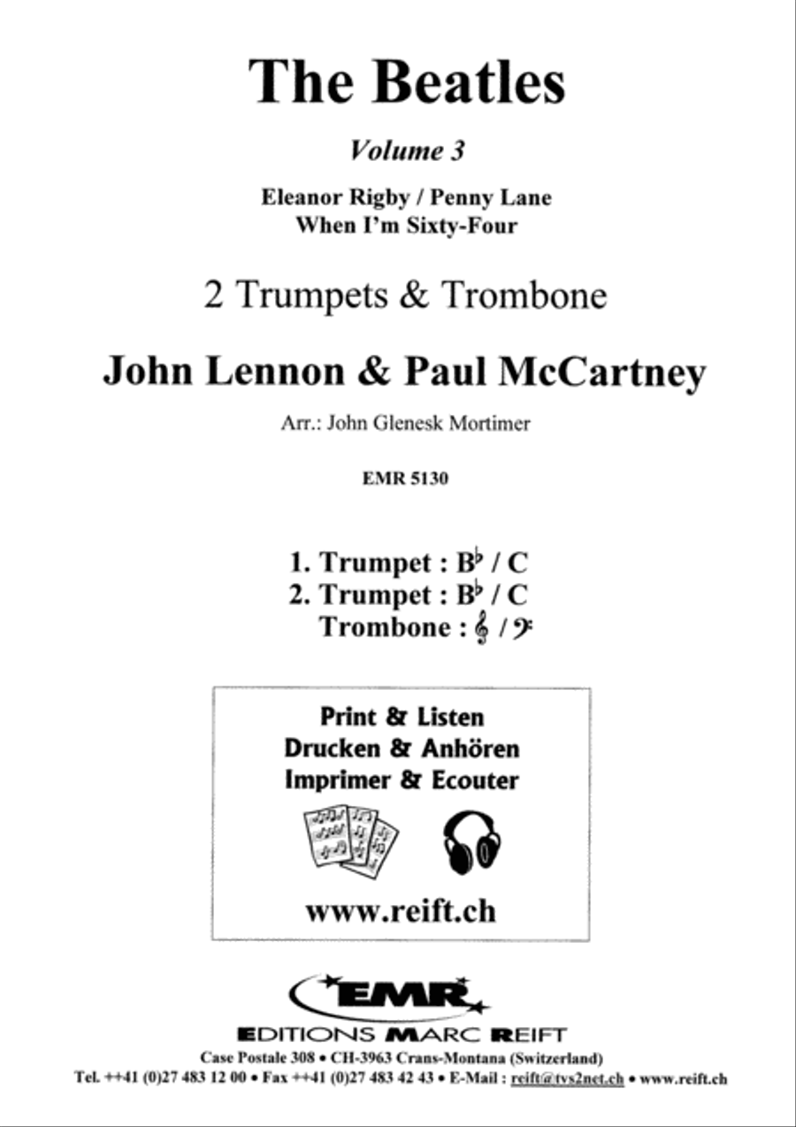 The Beatles Volume 3 Cornet scores gallery preview page 2