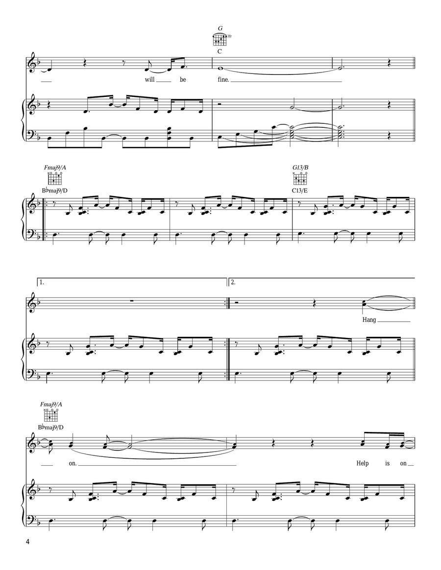 Details In The Fabric (Sewing Machine) Piano, Vocal, Guitar scores gallery preview page 4